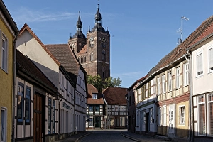 Half-timbered houses in Beusterstrasse and St