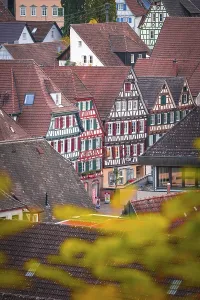 Half-timbered houses, Calw, Black Forest