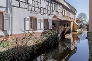Half-timbered houses on the Canal de la Lauter