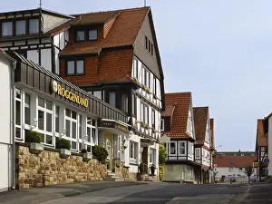 Half-timbered houses in the centre of Waldeck