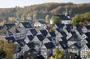 October 2025 Prints: Half-timbered houses in Freudenber