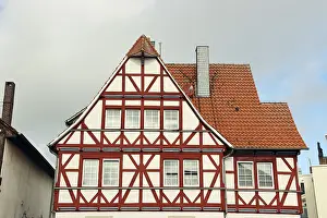 Half-timbered houses in the historic old town