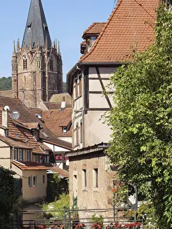 Half-timbered houses in the historic quarter