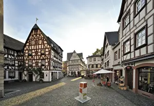 Half-timbered houses, Kirschgarten square