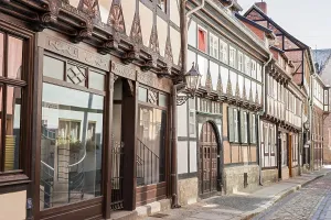 Half-timbered houses, old town