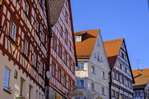 Half-timbered houses in the old town centre