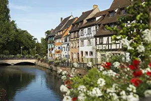 Half-timbered houses on the river
