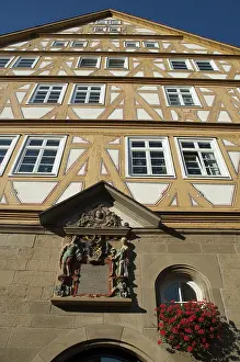 Half-timbered town hall, Moeckmuehl village