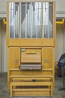 Hallgrimskirkja cathedral Organ Control Panel Reykjavik Iceland