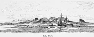 Hallig Oland, North Frisia, North Sea