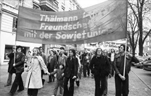The Hamburg DKP used the honouring of the communists idol Ernst Thaelmann on his 90th birthday to hold a