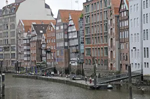 Hamburg, Nikolaifleet, high bridge
