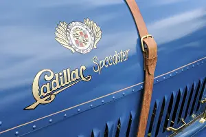 Hand-painted logo and lettering of the U