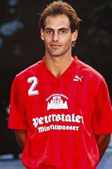 Handball, Bundesliga, Bernd Esslinger, TuS Schutterwald, 23 August. 1989, Germany, Europe