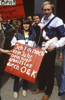 Hanover. 20th Protestant Church Congress with demonstrations on 6
