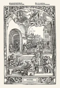 Hans Sebald Beham, Mercurius, the seven planetary gods and their children