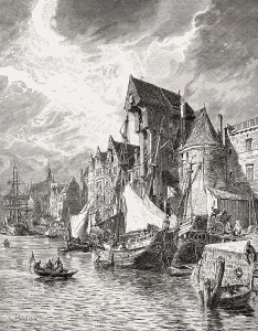Hanseatic harbour, Germany, Europe