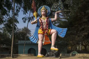 Hanuman statue, Chowka, Kandra Road