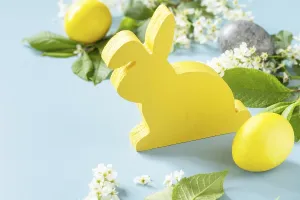 Happy Easter concept with rabbit