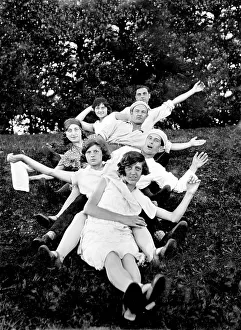 Happy group, historic photograph, around 1923