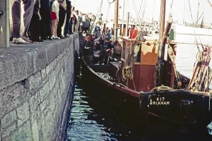 Harbour of Brixham, Devon, England, Uk September 1960
