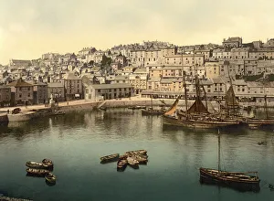 Harbour, Brixham, Small Town in the South West of England