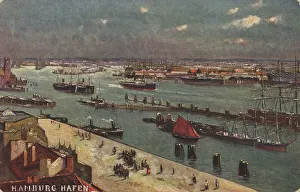 The harbour in Hamburg, Germany