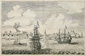 The harbour of Macau, Merchant ships