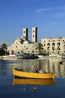 Harbour with old fishing boats