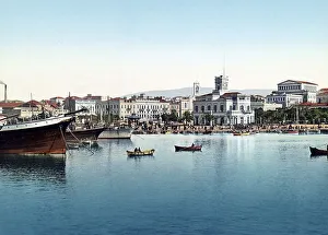 The harbour of Piraeus, Greece