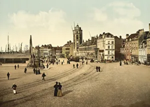 Harbour promenade in Dunkirk, Dunkerque