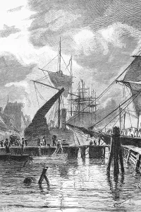 Harbour of Rostock, Baltic Sea
