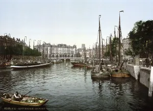 The harbour, Rotterdam, Holland