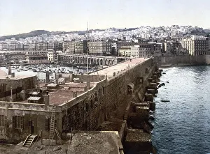 The harbour seen from the lighthouse