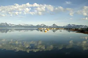 The harbour of Skutvik, Lofoten Islands