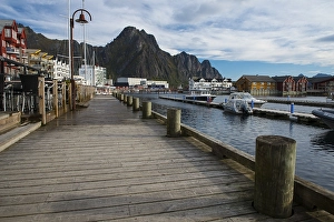 Category Scandinavia Prints: Harbour, Svolvaer, Vagan, Lofoten, Norway, Europe