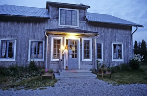 The haunted vicarage. Borgvattnet is most renowned for its old vicarage which was built in 1876
