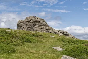 The Haytor Rocks in Dartmoor National Park