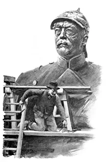 Head of the Bismarck Monument, Modern Art in Master Woodcuts
