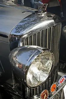 Headlight of Vintage cars Bentley