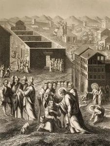 Healing the man blind from birth