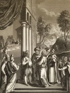 The Healing of a paralytic at Bethesda at the Lions Gate