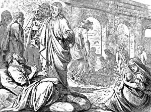 The healing at the pool of Bethesda