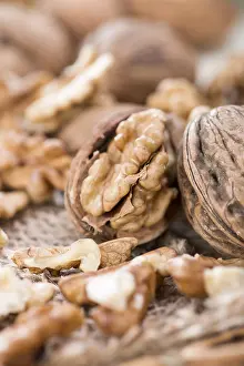 Heap of Walnuts (close-up shot)