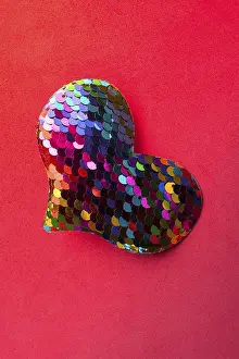 Heart shaped object in view as love conception