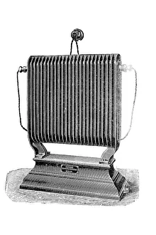 Heating stove, heating, heating plate of the public electricity company