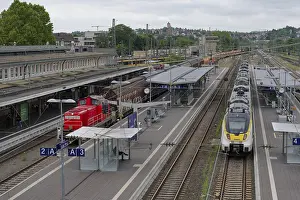 Heilbronn main station, freight traffic