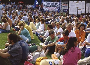 Heilbronn. Olaf Palm Peace March and Rally on 19