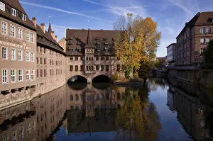 Heilig-Geist-Spital on the river Pegnitz