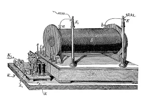Heinrich Daniel Ruhmkorffs induction coil